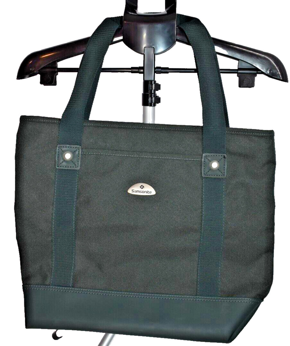 2004 SAMSONITE Independence Tote Luggage Boarding Bag Carry On Green 13.5Hx12.5W